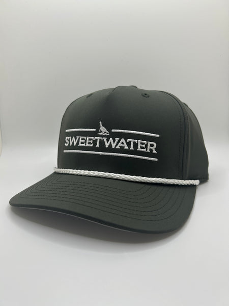 Moss Green/White Rope Hat