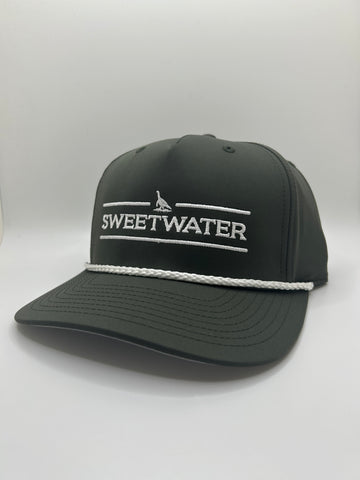 Moss Green/White Rope Hat