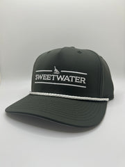 Moss Green/White Rope Hat