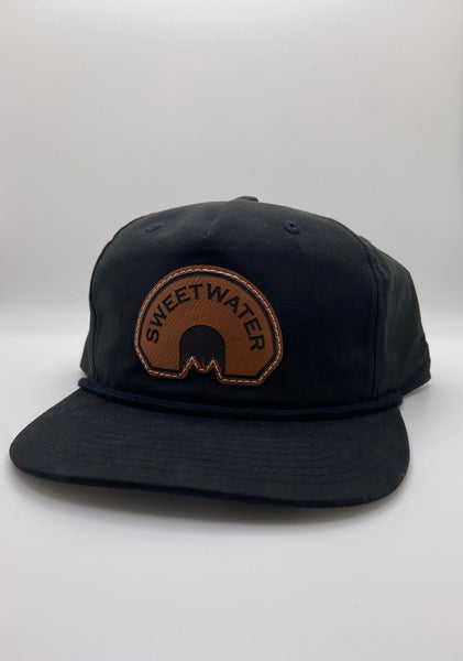 Black Rope/Mouth Call Leather Patch