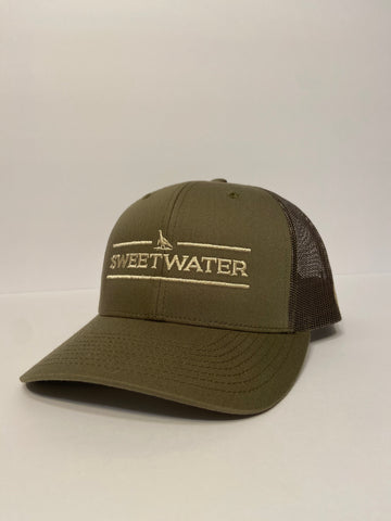 Moss Green/ Green Mesh