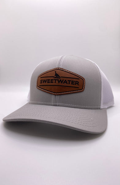 Gainsboro Gray/Brown Leather Patch