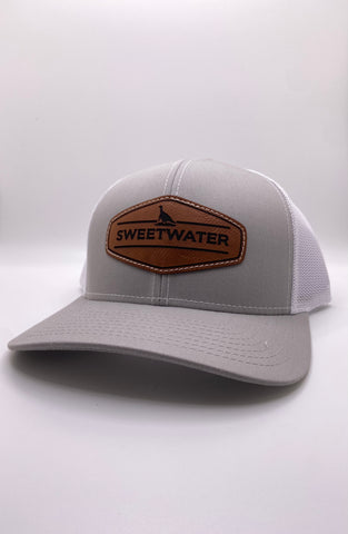 Gainsboro Gray/Brown Leather Patch