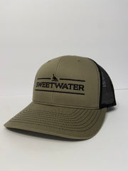 Olive Green/Black Mesh